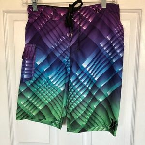 Like new Hurley boys swimming trunk, size 12